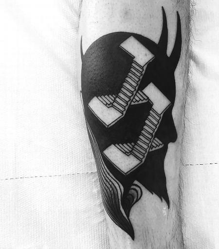 Tattoos - scissor devil - 127102